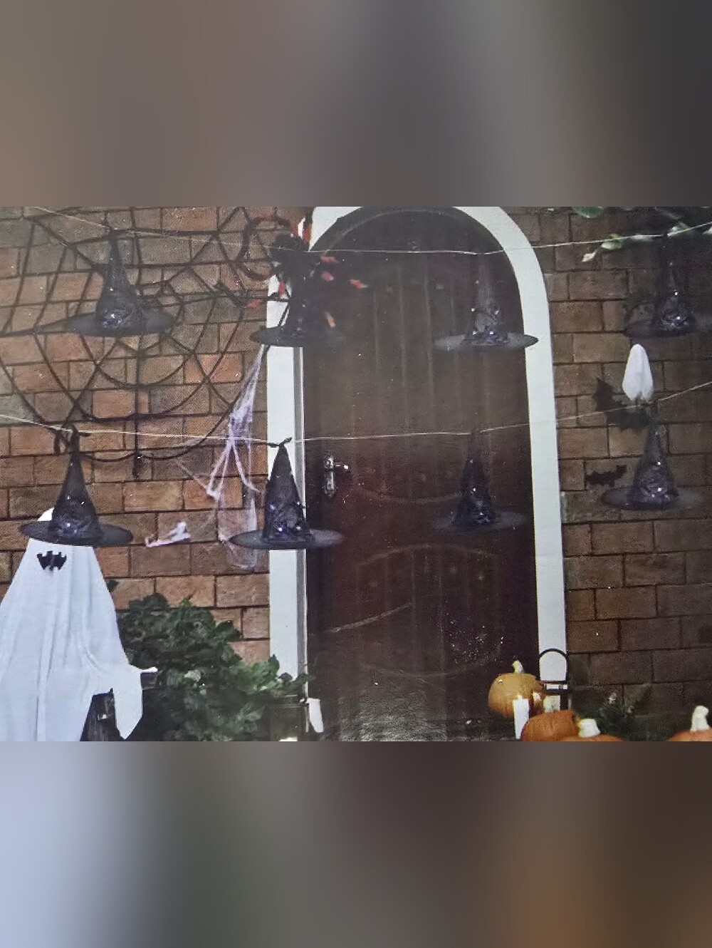 8 Halloween Hanging Witch Hat String Light Decorations 8 Mode Function